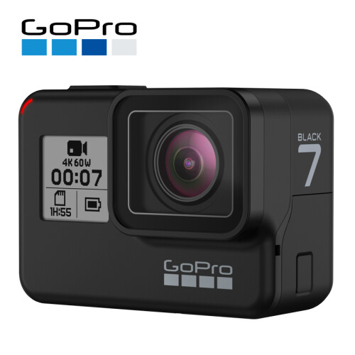 GoPro HERO7 Black黑色 运动相机摄像机vlog 4K户外水下潜水视频直播 摄像机 HyperSmooth坚固耐用+防水