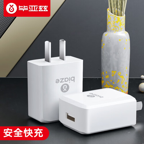 京东超市毕亚兹 平板充电器5V/2A 移动电源/手机充电器/USB电源适配器/单口充电插头 手机平板通用 2A充电器 2920