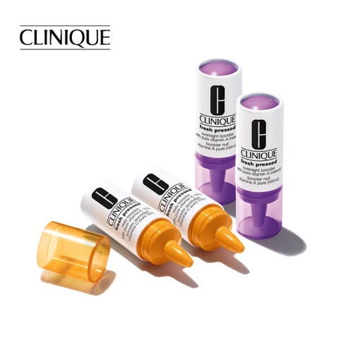 倩碧（CLINIQUE）鲜活维C+维A*2修复精华液8.5ml*2/6ml*2（安瓶精华 镇静舒缓 提亮肤色）