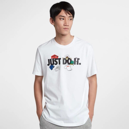 NIKE耐克短袖男2019夏季新款JUST DO IT运动休闲短袖圆领T恤AR5078 AR5066 AR5078-100 M