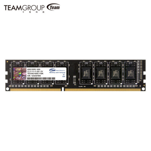 十铨（Team）DDR3 1600 4G 台式机内存