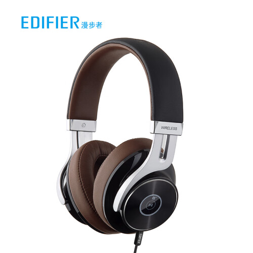 漫步者（EDIFIER）W855BT 立体声头戴式蓝牙耳机 音乐耳机 无线通话 通用苹果华为小米手机 爵士黑