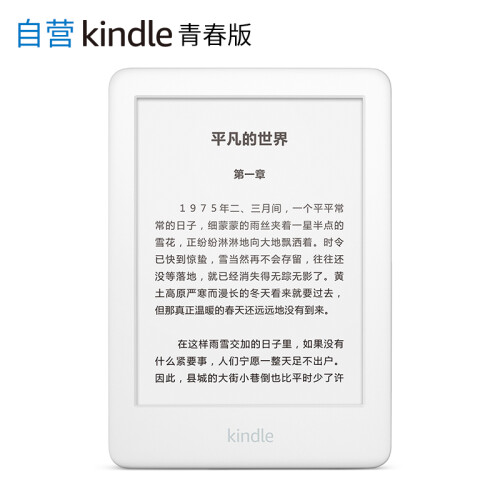 【新品】Kindle 电子书阅读器 电纸书 青春版 4G 白色