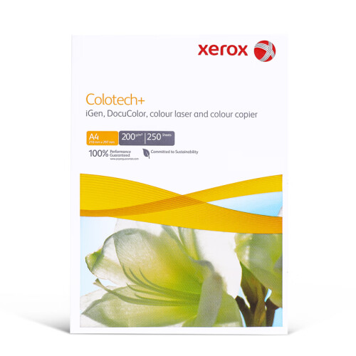 施乐(Xerox)Colotech+彩激纸 200g A4  250张/包