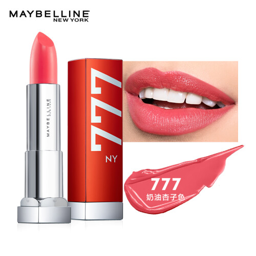 美宝莲（MAYBELLINE）绝色持久唇膏 777 奶油杏子色 唇色密码系列口红3.9g