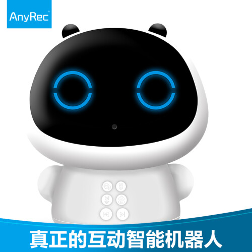 京东超市anyrec儿童智能早教机WiFi故事机学习机ai人工智能机器人婴幼儿益智玩具1-3-6-12岁点读机男女孩 白色