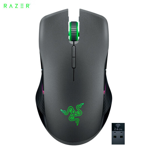 雷蛇（Razer）锐蝮蛇无线版 2019新款 有线双模 双手通用 充电幻彩鼠标 5G 英雄lol绝地求生cf吃鸡神器