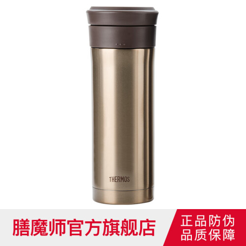 膳魔师（THERMOS）保温杯高真空不锈钢水杯泡茶杯子水杯 TCMK-500 金色