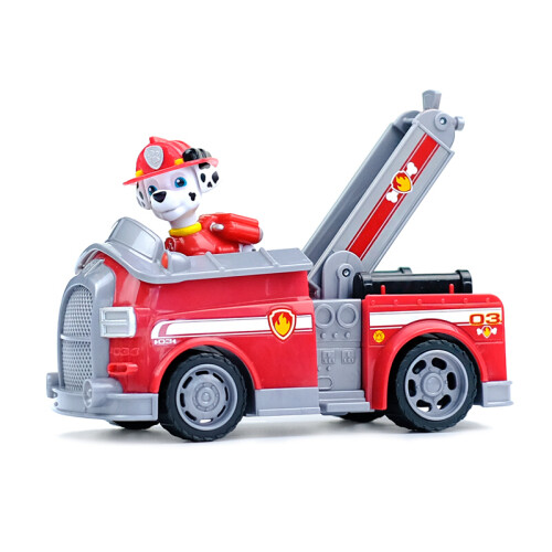 京东超市汪汪队立大功（PAW PATROL）狗狗巡逻队全套模型车 儿童男女孩玩具车套装 大救援车系列-消防车+毛毛