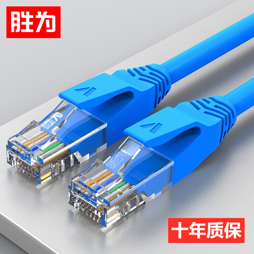 胜为（shengwei）超五类网线电脑成品网线 20米蓝色 纯铜百兆cat5e类网络跳线 LC-2200C