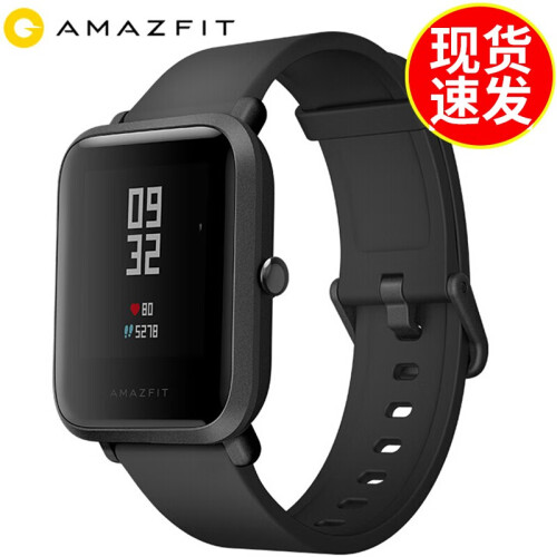 amazfit AMAZFIT华米智能手表小米运动APP连接 男女学生腕带防水蓝牙手机GPS定位监测 米动手表青春版-曜石黑