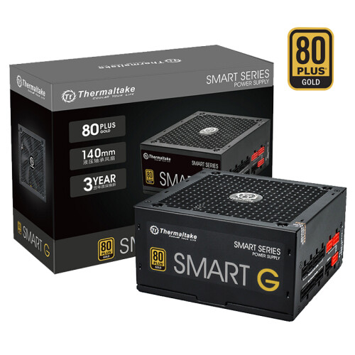 Tt（Thermaltake）额定650W Smart G 650W 台式机电脑主机机箱电源（80PLUS金牌/全模组/静音温控风扇/背线）