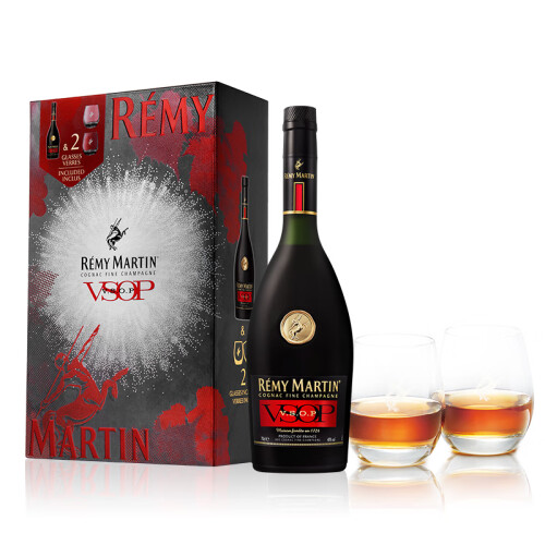 人头马（Remy Martin）洋酒 V.S.O.P 优质香槟区干邑白兰地 2019年中秋礼盒