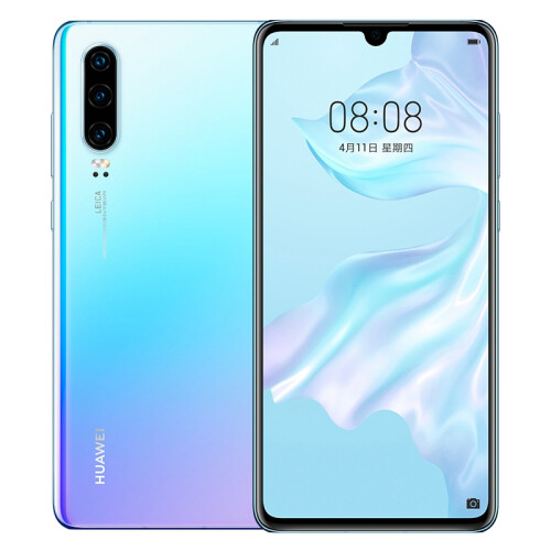 京品手机华为 HUAWEI P30 超感光徕卡三摄麒麟980AI智能芯片全面屏屏内指纹版手机8GB+64GB天空之境全网通双4G手机