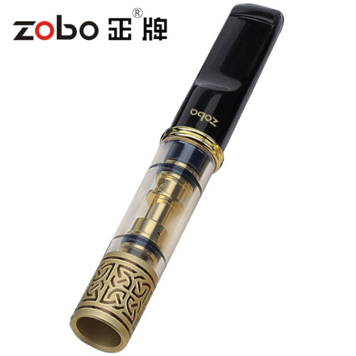 正牌清洗型过滤烟嘴套装ZB-033（金色）生日礼物