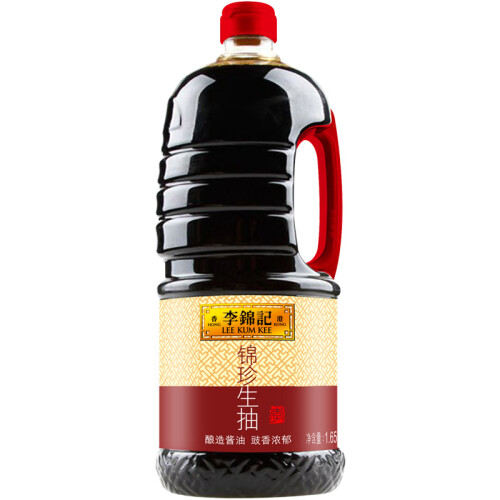 京东超市李锦记 酱油 锦珍生抽 味鲜凉拌蘸点 1.65L