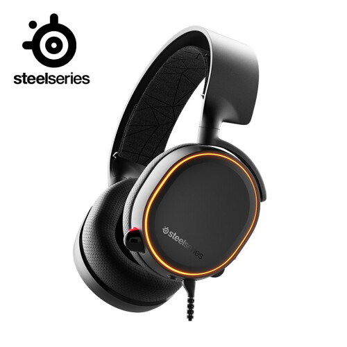 赛睿（SteelSeries）Arctis 寒冰5电脑电竞耳机RGB灯光魔兽怀旧开服耳机 舒耳游戏耳机耳麦黑色（2019年版）