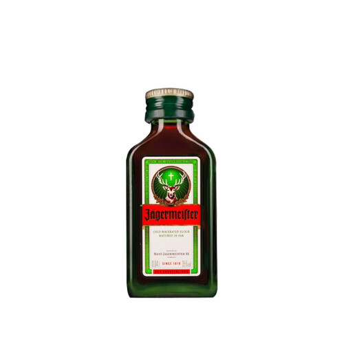 野格圣鹿利口酒力娇酒 Jagermeister 德国原装进口洋酒 野格 40ml小酒版酒伴