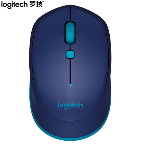 罗技（Logitech）M336(M337) 鼠标 无线蓝牙鼠标 办公鼠标 对称鼠标 蓝色 自营