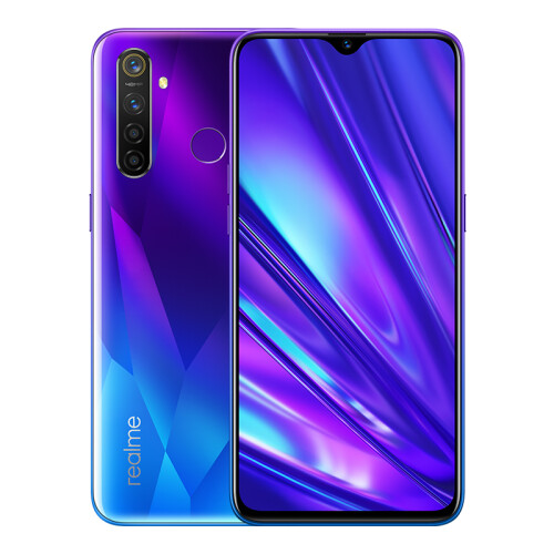 realme Q 4800万超广角四摄 骁龙712AIE 20W VOOC闪充 4035mAh长续航 4GB+64GB光钻蓝 真我 游戏智能手机