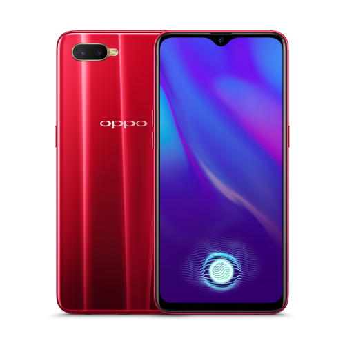 OPPO K1【立减100低至999元+赠耳机手环】 屏下指纹游戏手机R15升级R17同款屏手机 摩卡红 4G+64G 官方标配