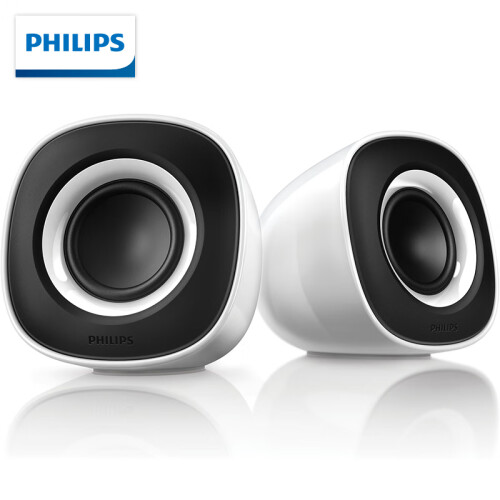 飞利浦（PHILIPS）SPA2201 音箱音响家用电脑usb笔记本多媒体手机重低音炮迷你小音箱桌面游戏震撼音响