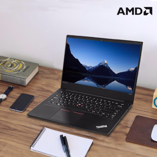 【四核处理器】ThinkPad联想 E485 14英寸锐龙5笔记本电脑ibm办公超级本 (16G内存128G固态+1TB双硬盘 R5处理器 正版office）0GCD升配