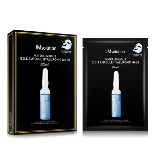 JMsolution水滋养水盈玻尿酸面膜30ml*10片 （JM面膜 韩国原装进口 补水保湿 滋养呵护 深层滋润）