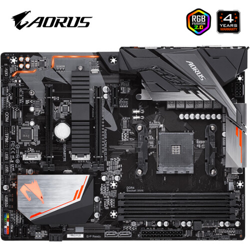 技嘉（GIGABYTE）B450 AORUS ELITE 主板 (AMD B450/Socket AM4)