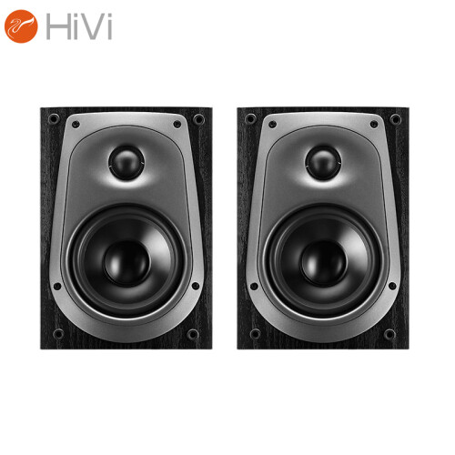 惠威（HiVi）D50R 音响 音箱 家庭影院环绕音响 木质HIFI/发烧级/高保真音响可当书架箱用 需搭配功放