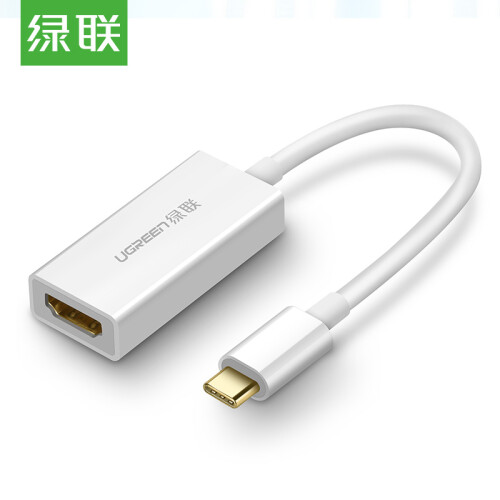 京东超市绿联 Type-C扩展坞 通用P30手机iPad Pro苹果MacBook USB-C转HDMI转换器4K投屏转接头数据线投影拓展坞40273