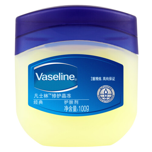 京东超市凡士林(Vaseline)经典 修护晶冻100g(富含膏状滋润/保湿润肤霜手霜（护手霜）