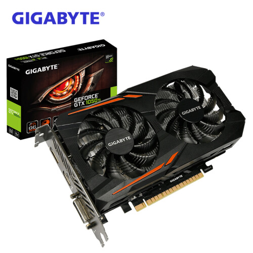 技嘉(GIGABYTE)GeForce GTX 1050Ti OC 1316-1430MHz/7008MHz 4G/128bit游戏显卡