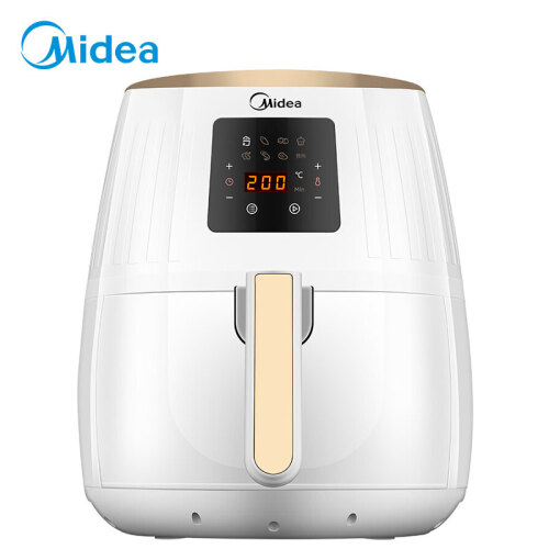 美的（Midea）空气炸锅 家用无油智能多功能 大容量电炸锅 MF-WZN3201 白色