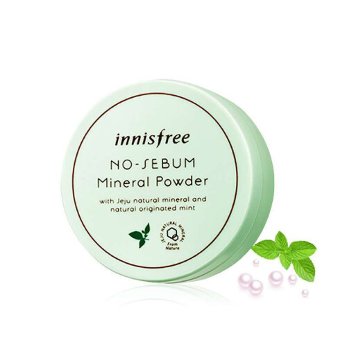 海囤全球悦诗风吟（Innisfree）绿茶精萃水乳套装礼盒补水保湿 控油矿物质散粉5g