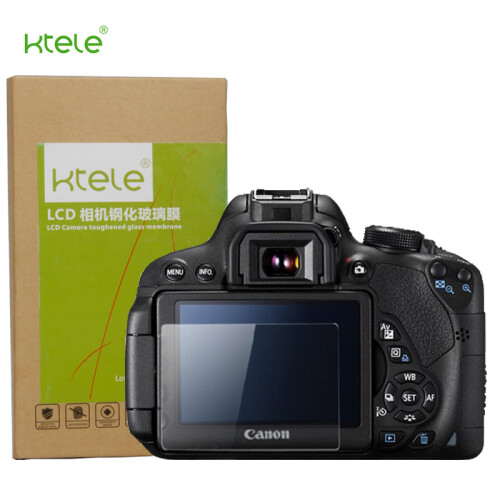 KTELE 佳能70D 5D3 6D2 77D 80D 5D4 1DX 1500D单反相机钢化膜贴膜 600D/60D主屏