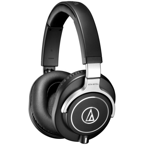 铁三角（Audio-technica）ATH-M70X 高端专业录音头戴式耳机 高度声音还原