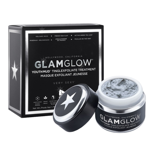 海囤全球【正品保障 海囤全球】Glamglow 格莱魅发光面膜痘印收缩毛孔控油 撕拉星空面膜睡眠面膜 发光黑罐50g深层清洁去角质