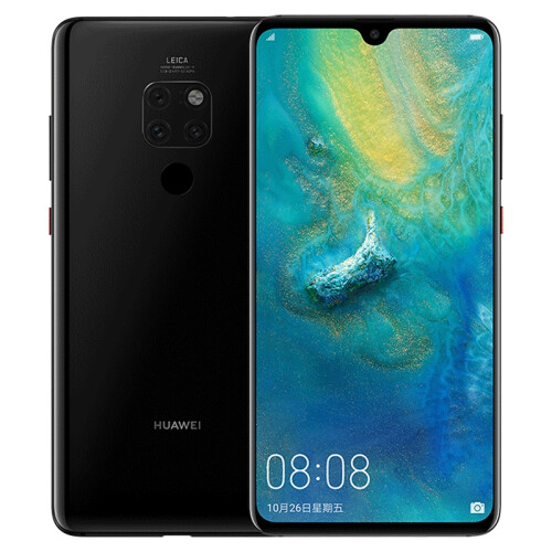 京品手机华为 HUAWEI Mate 20 麒麟980AI智能芯片全面屏超微距影像超大广角徕卡三摄6GB+64GB亮黑色全网通版双4G手机