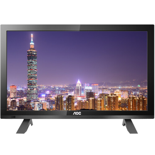 AOC T1951MD 18.5英寸宽屏高清多媒体LED背光液晶电视/显示器（黑色）