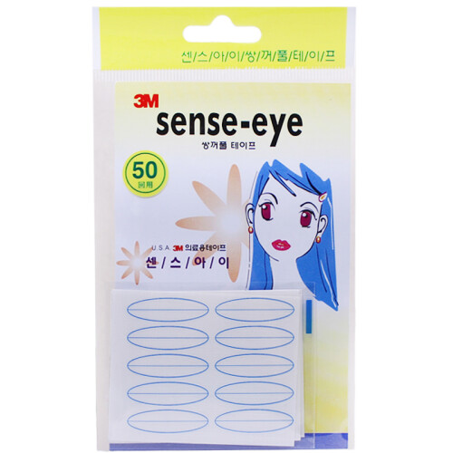 韩国3Msense-eye双眼皮贴隐形无痕防水持久美目贴50回 宽型(一包装)