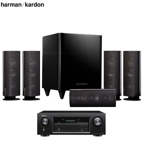 哈曼卡顿（harman/kardon）HKTS 30BQ+天龙X540功放 音响 音箱 5.1家庭影院 电视音响 落地影院 组合音响HIFI