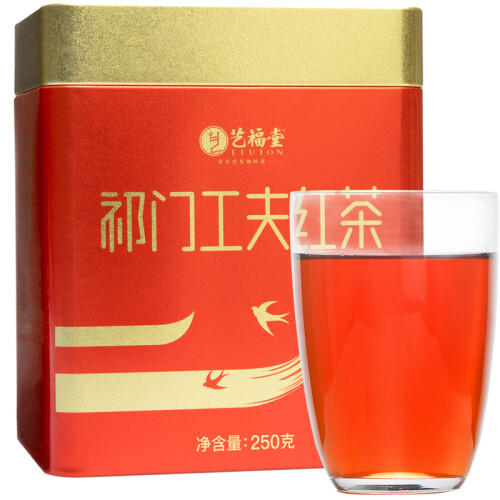 艺福堂 茶叶工夫红茶 特级祁门红茶工艺 安徽原产精品蜜香祁红茗茶250g