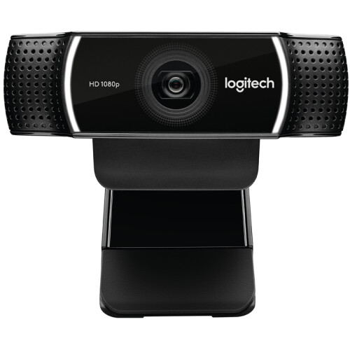 罗技（Logitech）C922 高清网络摄像头 主播高清摄像头 1080P