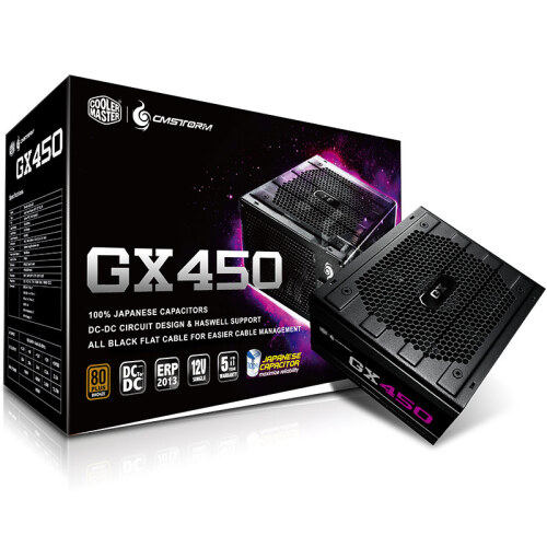 酷冷至尊（CoolerMaster）额定450W GX450游戏电脑电源（80PLUS铜牌/全日系电容/五年质保/台式机电源）