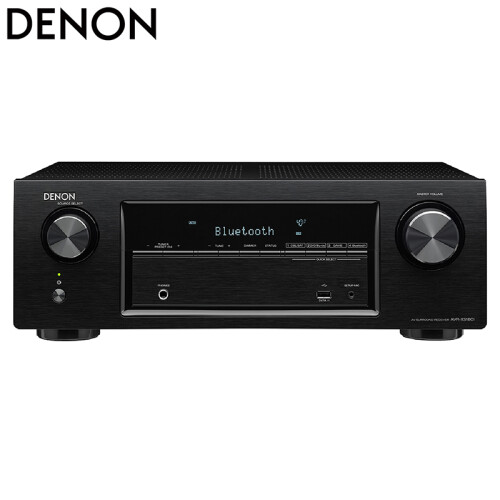 天龙（DENON）AVR- X518CI 音响 音箱 家庭影院 5.1声道AV功放机  4K 杜比 DTS USB 蓝牙 进口 黑色