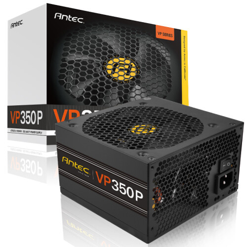 安钛克(Antec)VP350 台式机电脑主机机箱电源350W（48万好评VP系列/主动式PFC/静音风扇/2年换新只换不修）