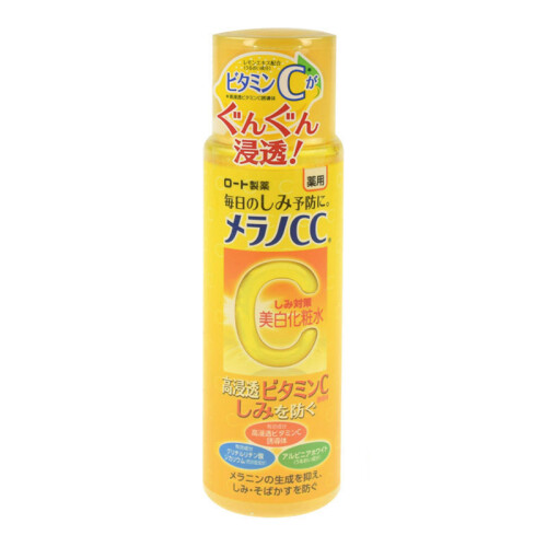 海囤全球日本进口 乐敦（ROHTO）Melano CC 药用VC美白爽肤水/化妆水 170ml/瓶 淡斑淡痘印保湿滋润