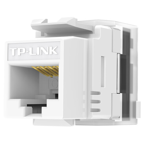 TP-LINK TL-EJ602F 六类CAT6高端工程级镀金版千兆网络信息模块 180度、免打线