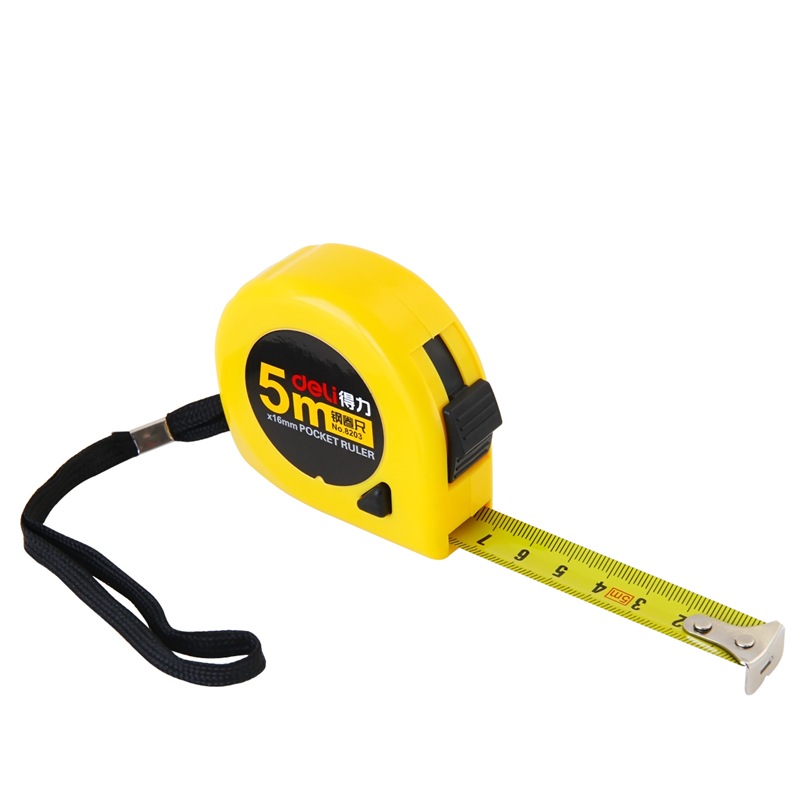 Effective deli5m lock steel tape measure carpentry ruler ruler office supplies renovated 8203 Effective deli5m lock steel tape measure carpentry ruler ruler office supplies renovated 8203